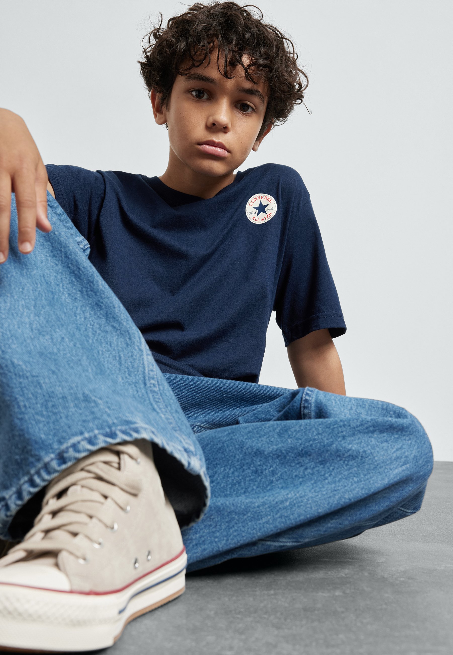 Converse PRINTED TEE T-shirt basic obsidian/blu scuro Zalando