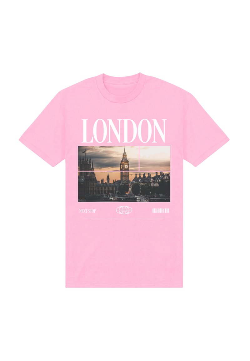 Henry Tiger NEXT STOP LONDON - Camiseta estampada - pink