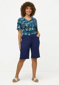 Ulla Popken ELASTISCHE BAND - Shorts - dark blue