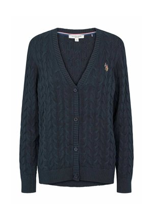 U.S. Polo Assn., UWLIBBI V-NECK - Cardigan - dark sapphire
