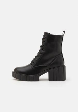 Even&Odd Stivaletti con plateau - black