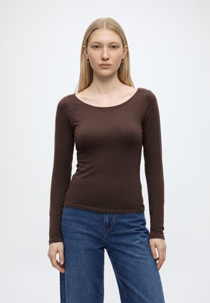 Hollister Co., SLASH - Блуза с дълги ръкави - brown