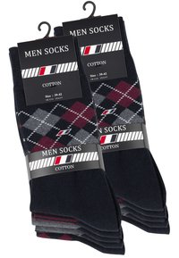 Cotton Prime PACK OF 10 PAAR - Calze - black/grey/red