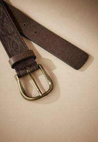 Next SIGNATURE EMBOSSED - Gürtel - tan brown