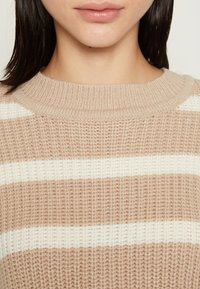 JDY JDYJUSTY STRIPE  - Trui - chateau gray/eggnog