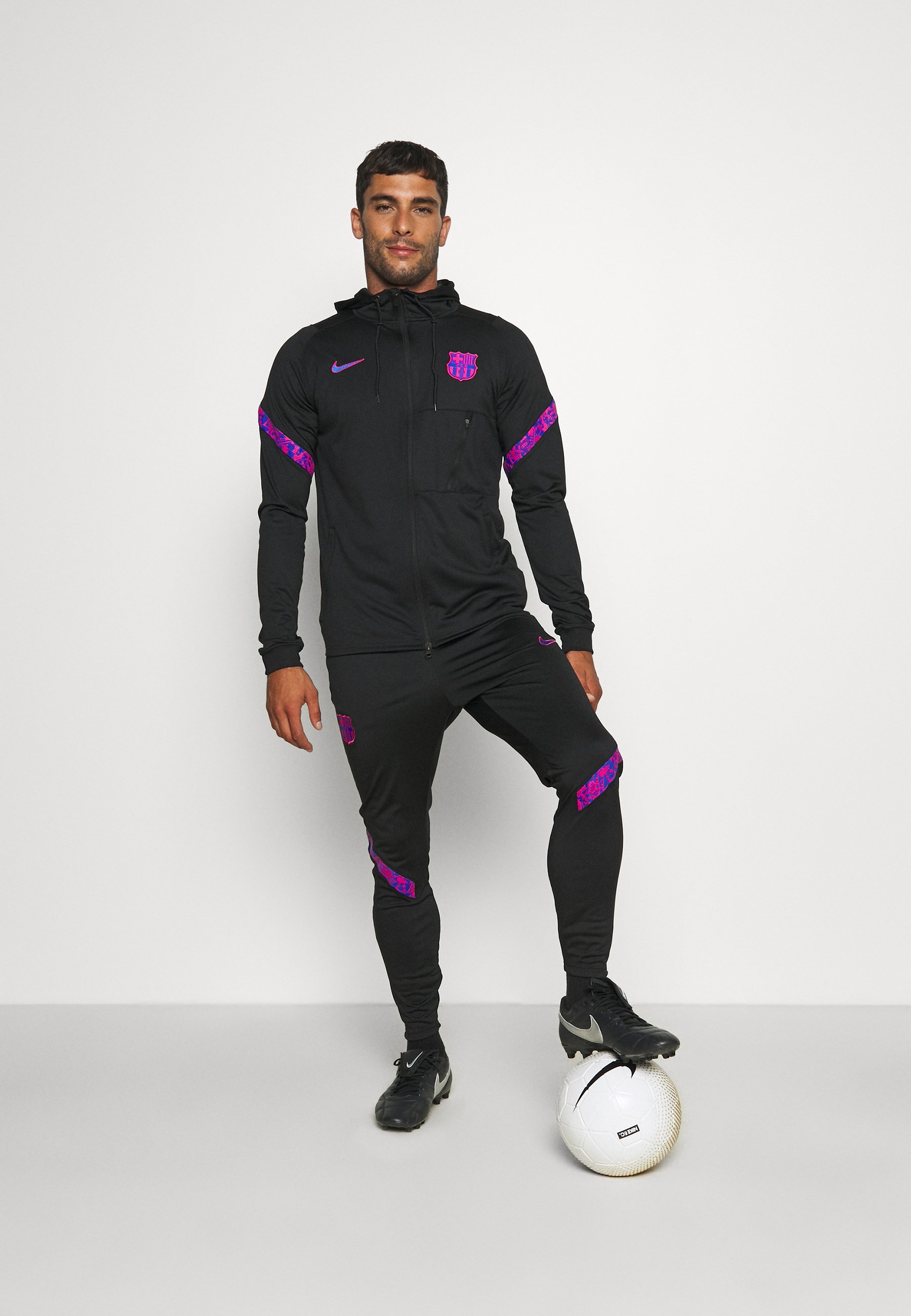 Nike Performance FC BARCELONA - Club wear - black/hyper royal/black -  Zalando.co.uk