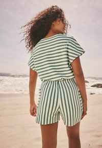 Next TALL FIT - BUTTON DETAIL  - Kezeslábas - green ecru