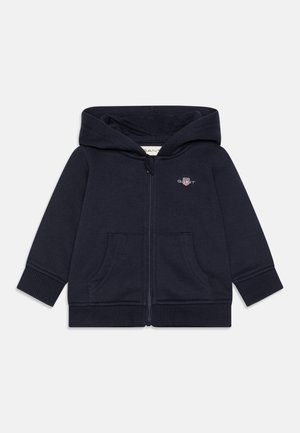 GANT BABY SHIELD FULL ZIP HOODIE UNISEX - Sudadera con cremallera - evening blue