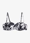 LOVE THE VIBE - Bikini-Top - anthracite surf trippin bico s