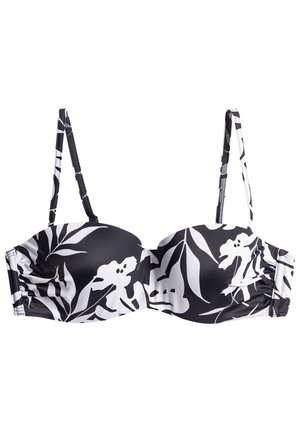 LOVE THE VIBE - Bikini top - anthracite surf trippin bico s