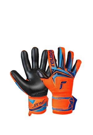 Reusch, TORWARTHANDSCHUHE ATTRAKT INFINITY EVOLUTION NC UNISEX - Torwarthandschuh - shock orang blue blac