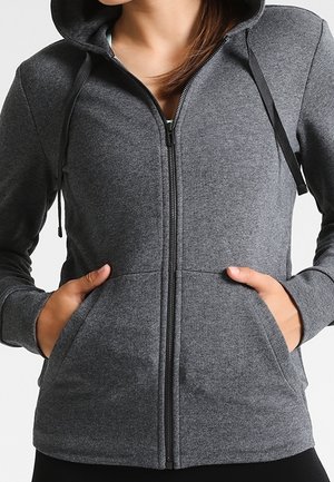 Sudadera con cremallera - dark grey