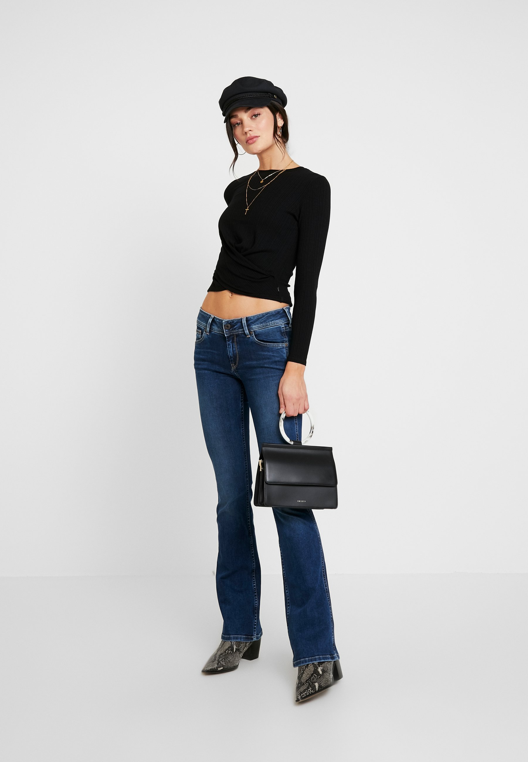 Pepe Jeans NEW PIMLICO - Jeans a zampa - blue denim/blu denim - Zalando.it