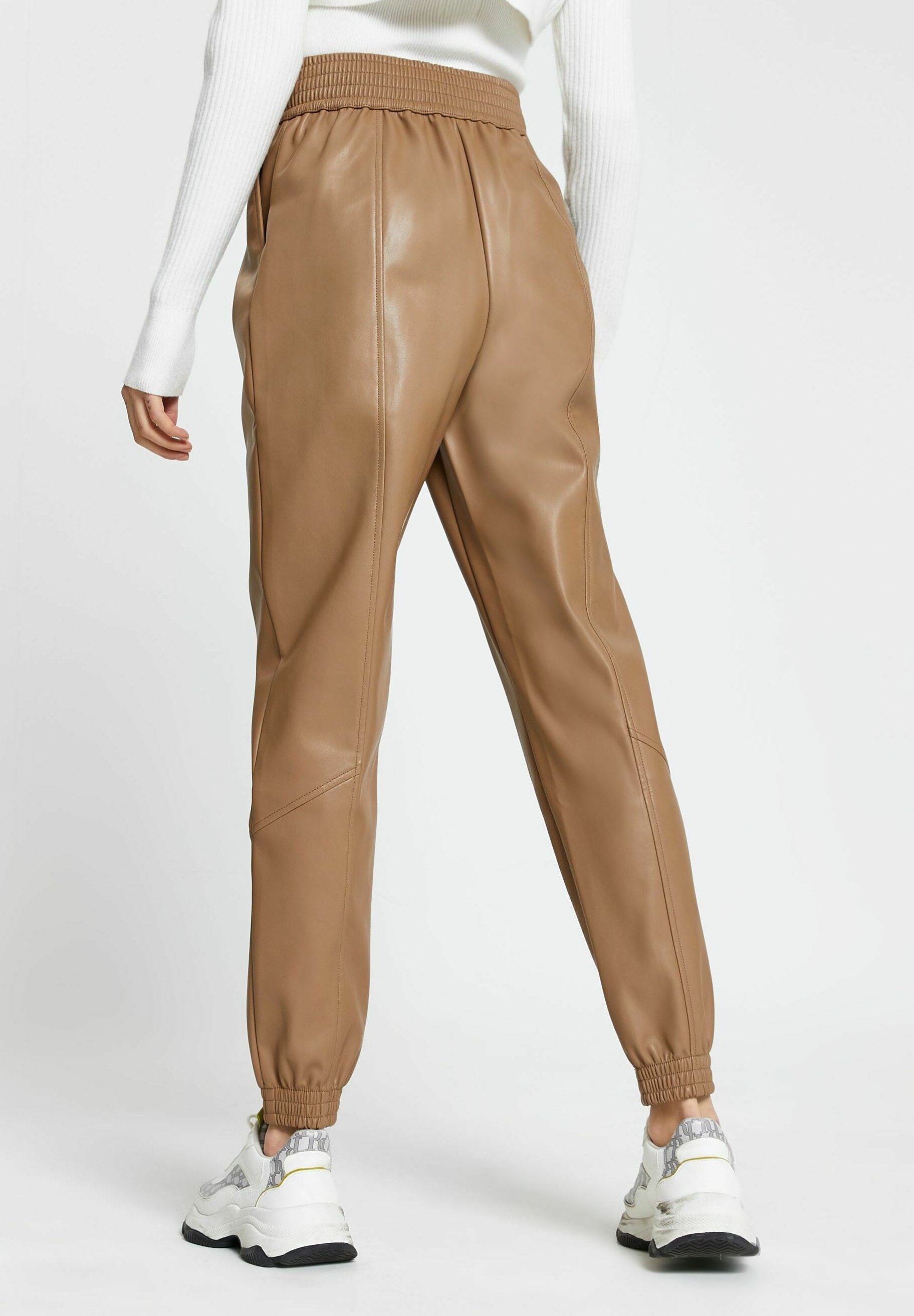 River Island Trousers - cream/light 