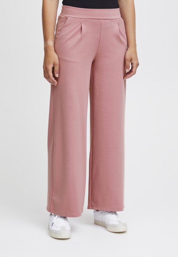 KATE WIDE - Trousers - heather rose