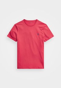 CUSTOM SLIM FIT JERSEY CREWNECK T-SHIRT - Basic póló - sunrise red