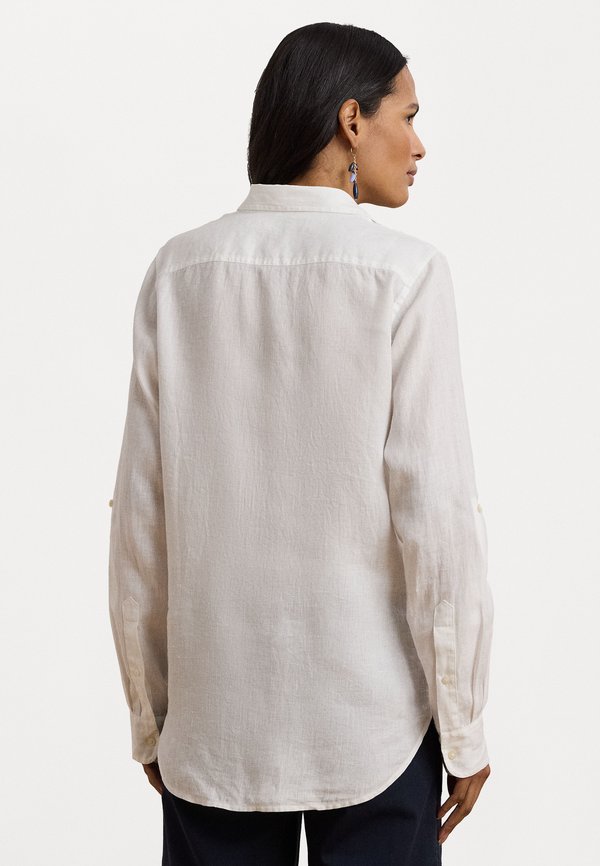 Relaxed Fit Print Roll Tab Sleeve Shirt - Button-down blouse4