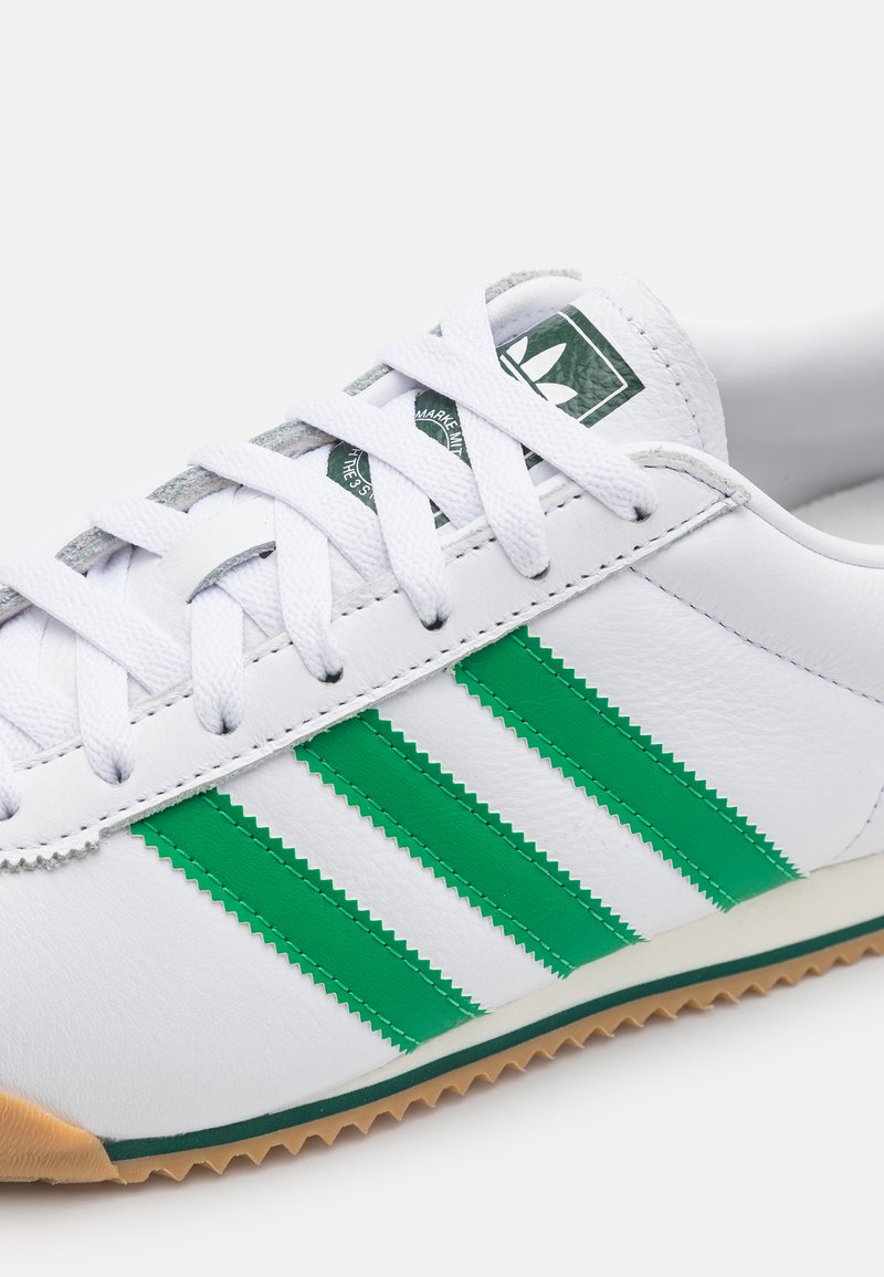 adidas Originals K 74 UNISEX - Trainers - white/green/collegiate green/white  - Zalando.co.uk
