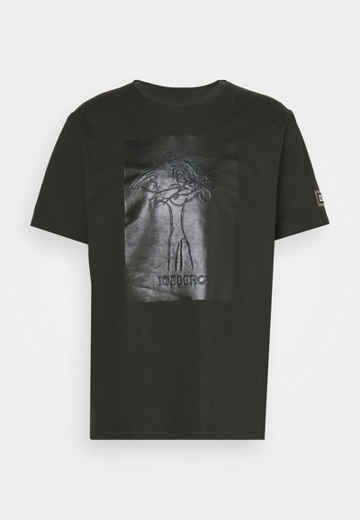 Iceberg Print T-shirt - nero