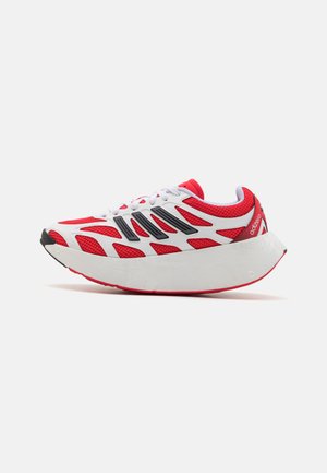 ADIZERO ARUKU UNISEX - Trainers - footwear white/pure ruby/core black