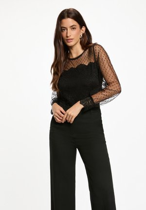 LONG-SLEEVE - Blouse - noir