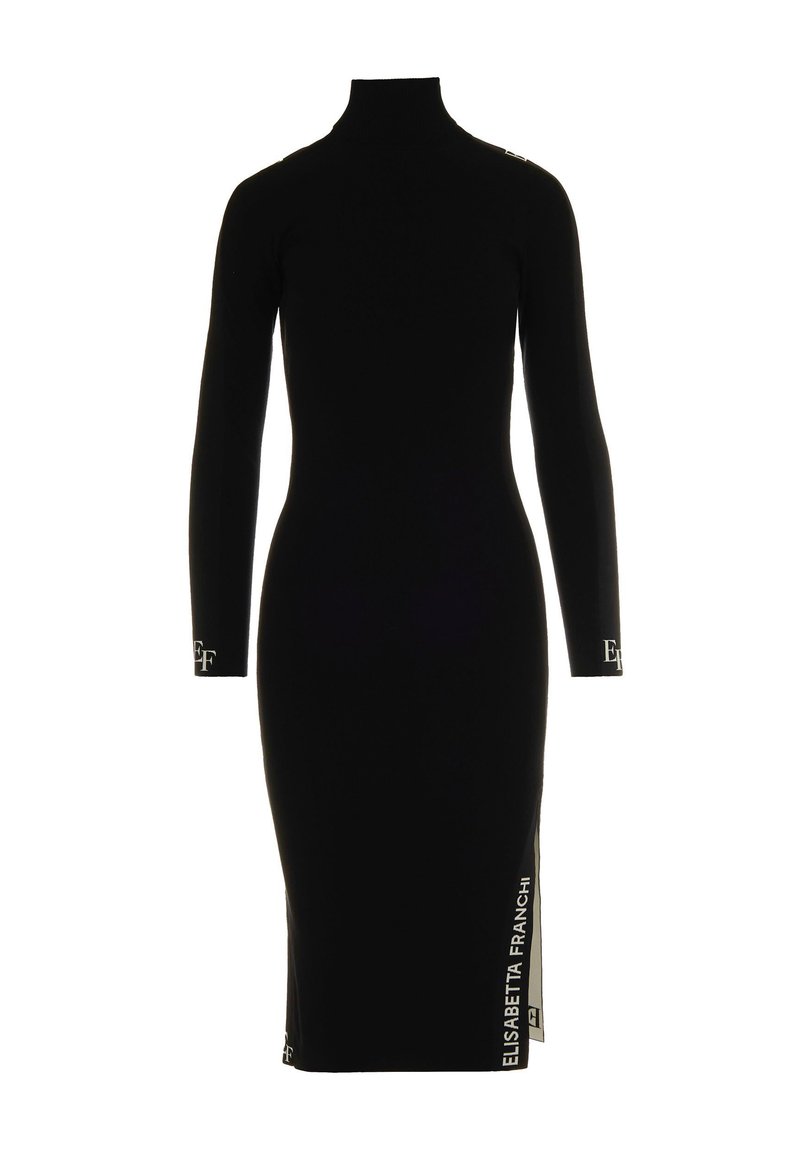 Elisabetta Franchi CON BANDE LUCIDE - Shift dress - nero/black - Zalando