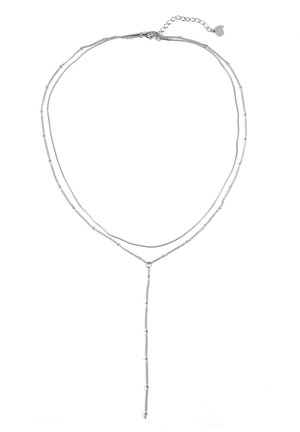 LAYER SNAKE SATELLITE Y - Collar - silberfarben