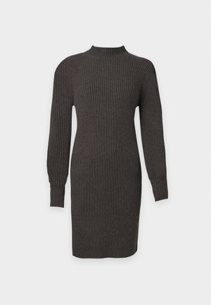 ONLY, ONLKATIA DRESS - Strickkleid - dark grey melange