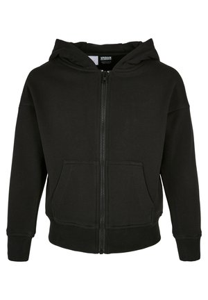 Urban Classics Zip-up sweatshirt - black