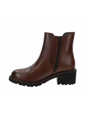 Stivaletti con plateau - marrone