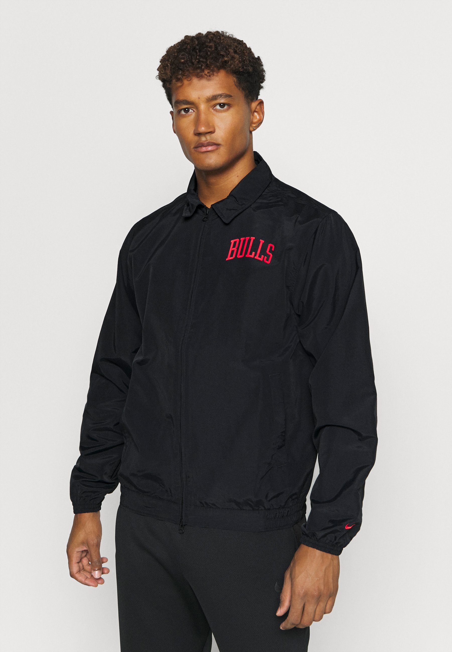 NBA CHICAGO BULLS LIGHTWEIGHT JACKET - Fanartikel - black NBA CHICAGO BULLS LIGHTWEIGHT JACKET - Fanartikel - black