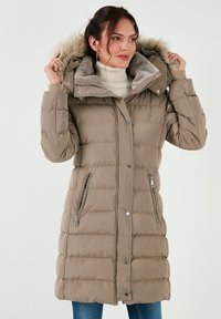 LELA Žieminis paltas - dark beige