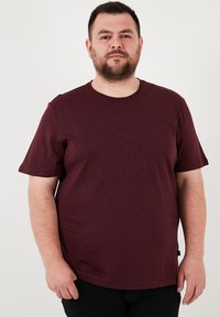 Buratti PLUS SIZE - Basic póló - bordeaux