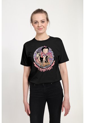BETTY BOOP CAPRICORN ASTROLOGICAL SIGN - T-shirt med print - black