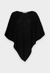 VILA VICILLO O-NECK PONCHO - Skraistė - black