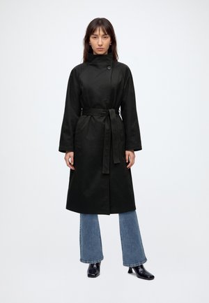 VILA VIKIWI TRENCH COAT - Trench - black beauty