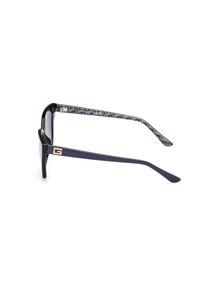 Guess Occhiali da sole - nero grigio fumo (sfumato)