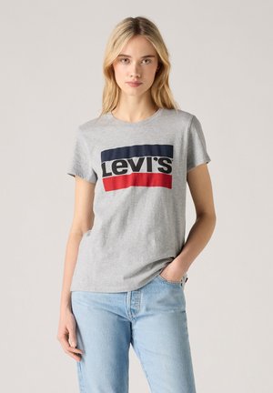 THE PERFECT TEE - Camiseta estampada - heather grey