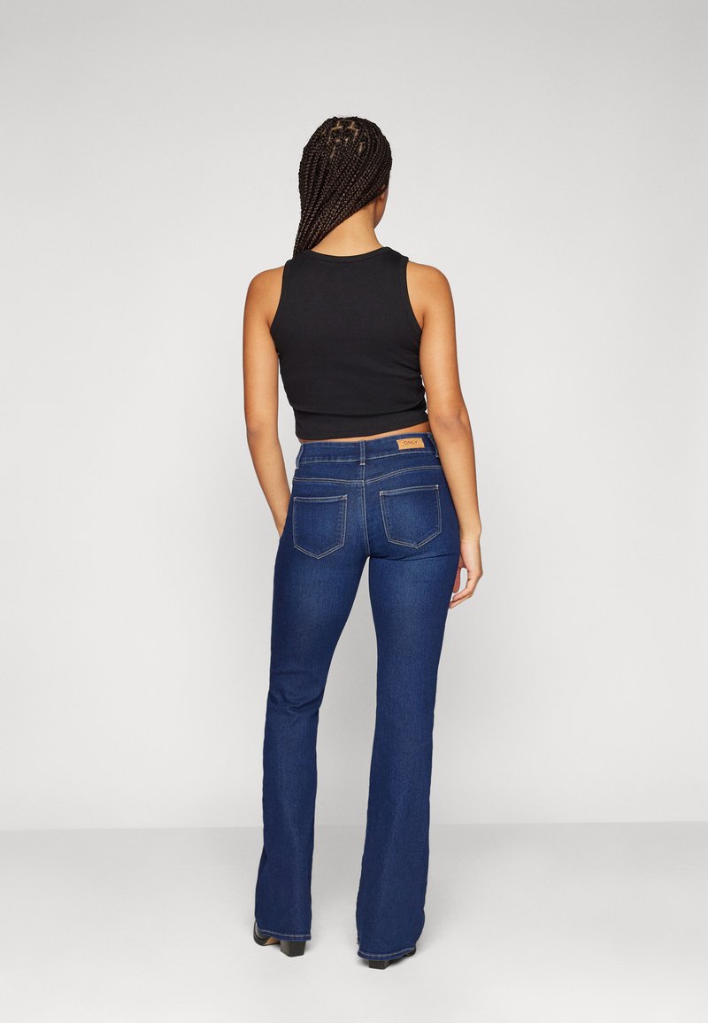Jeans Bootcut Donna Nina Carter - Vita Alta, Look Usato, Gamba Svasata