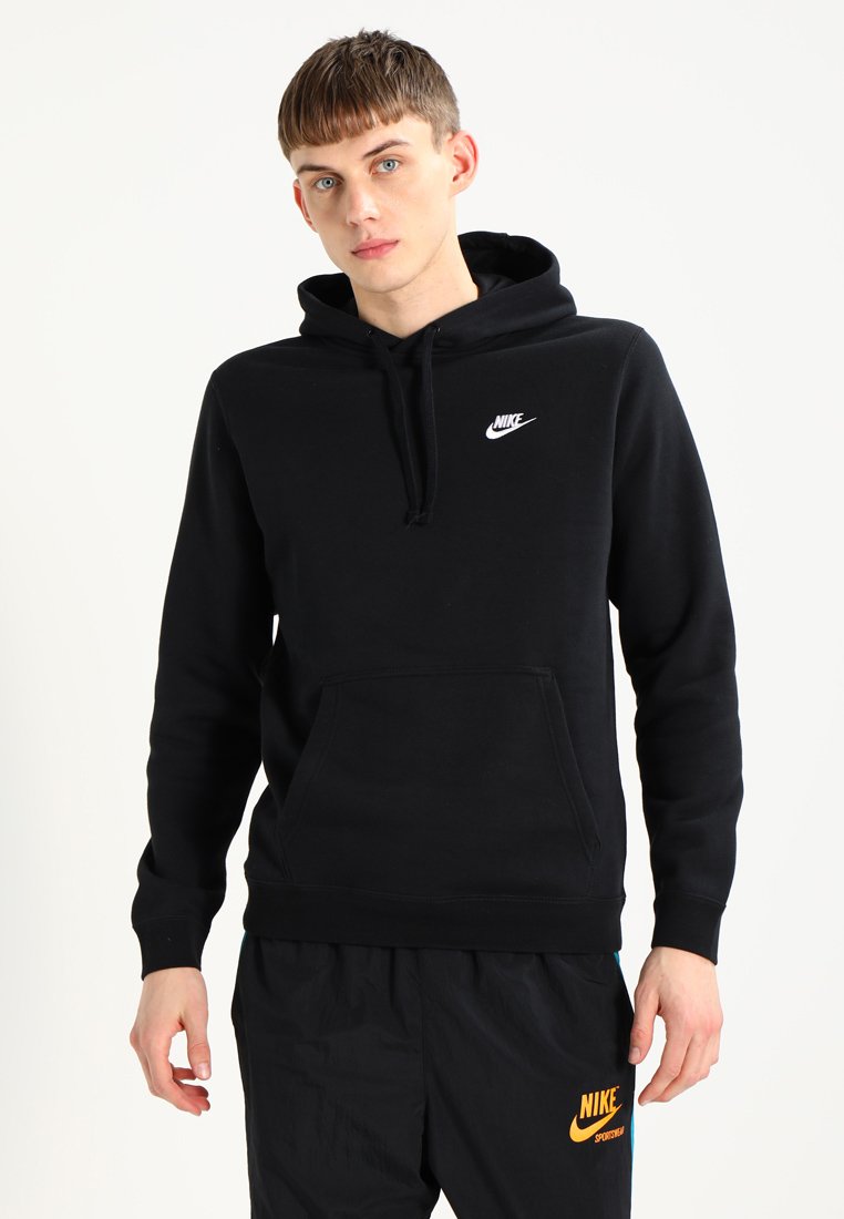 Nike Sportswear CLUB HOODIE - Felpa con cappuccio - black/nero - Zalando.it