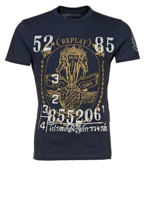 T-Shirt print - dark blue