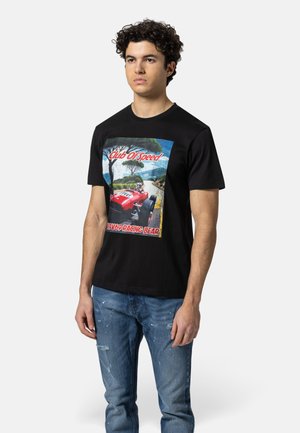 19V69 Italia RAFAEL RACING 3 - T-Shirt print - black