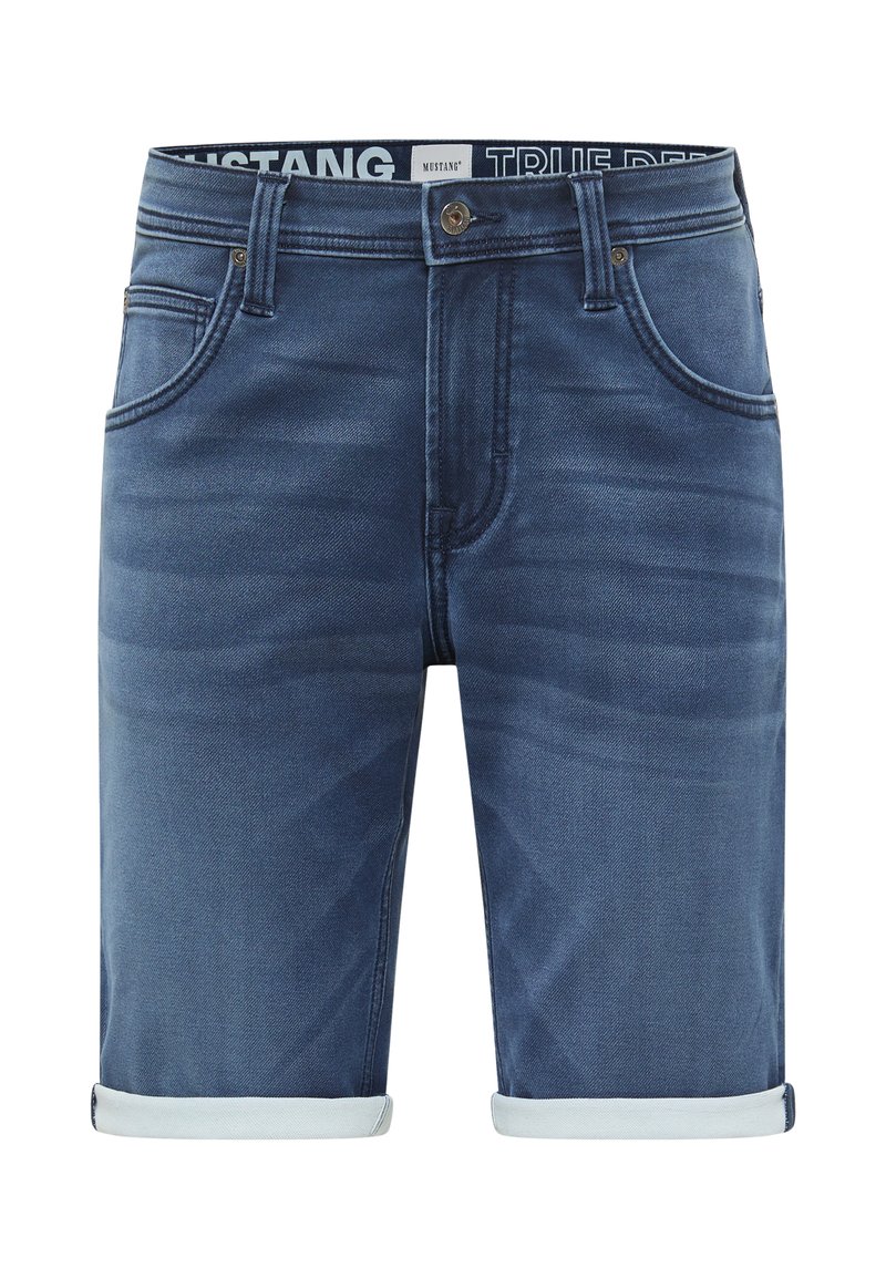 mustang Jeansshort blauw denim/bluedenim