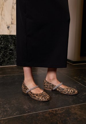 Ballerines - camel/multi-coloured