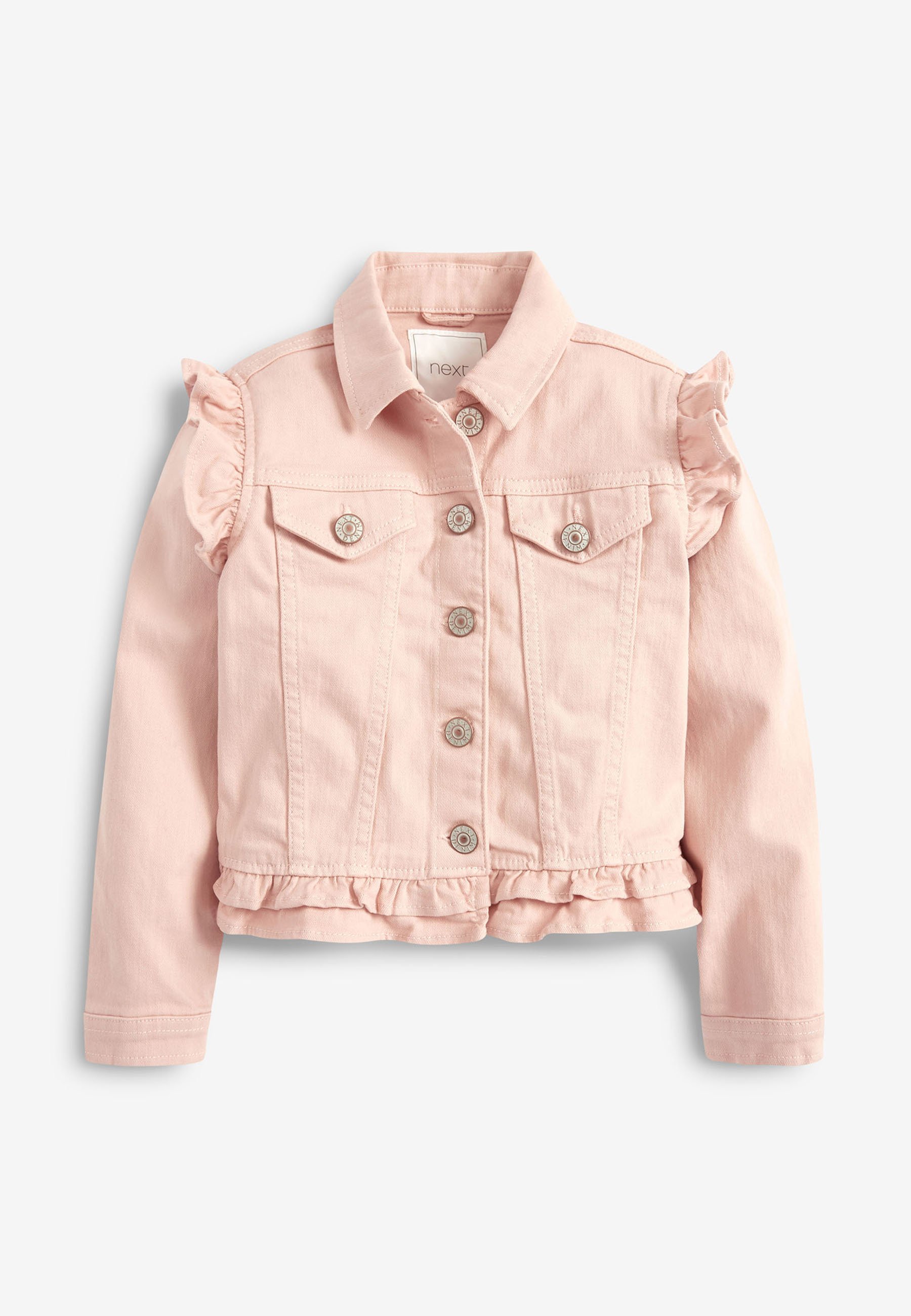 denim jacket pink colour