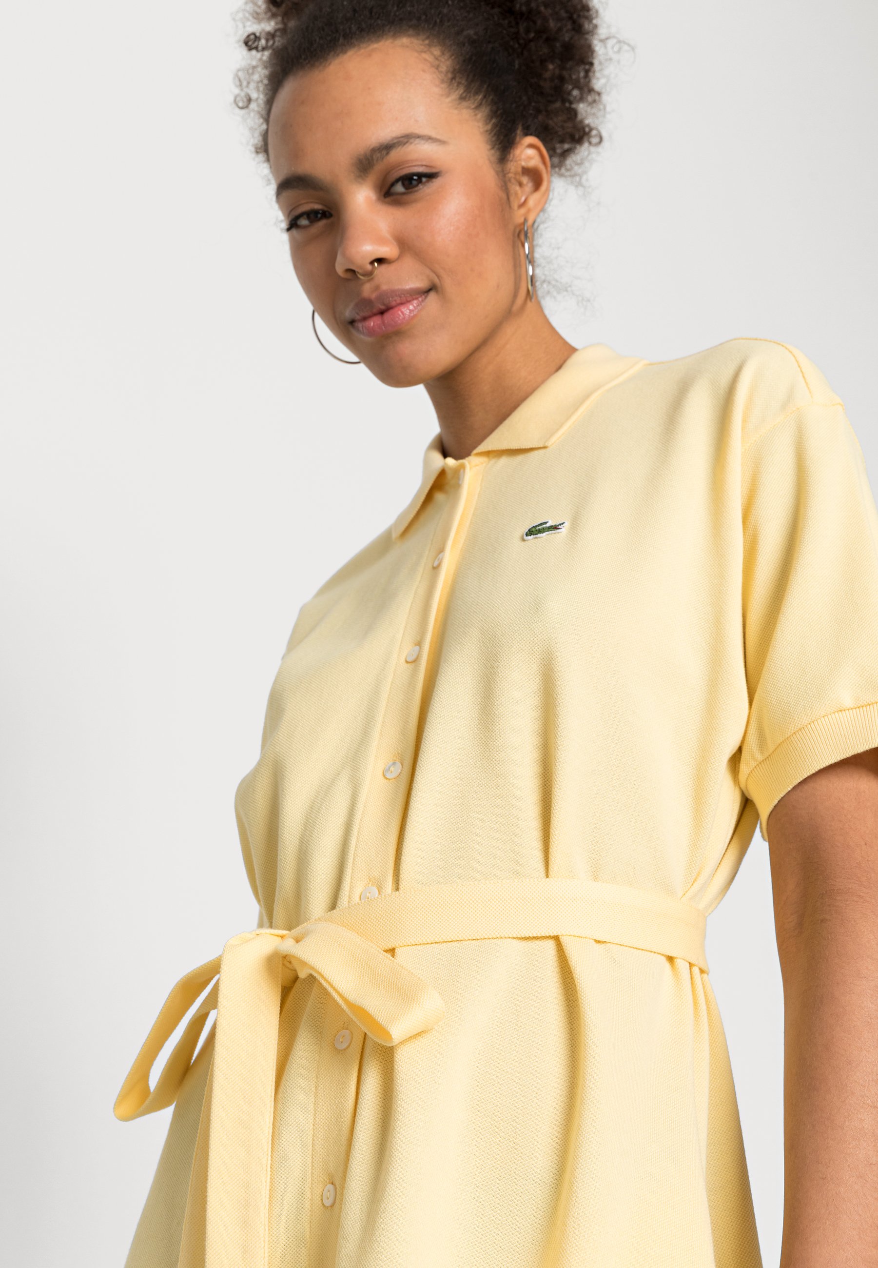 Lacoste Shirt dress - napolitan yellow 