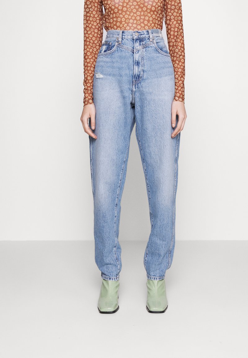 Pepe Jeans RACHEL CHECK Straight leg jeans denim/gebleekt denim