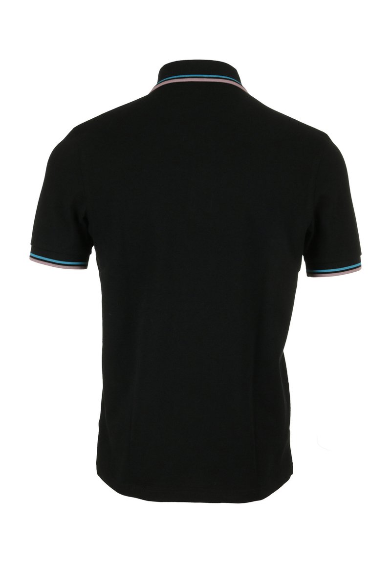 Fred Perry TWIN TIPPED Poloshirt black court blue dark pink