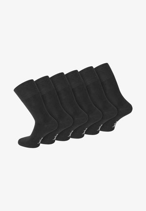 Normani 6 PAAR BAMBUS GESUNDHEITS - Socken - schwarz
