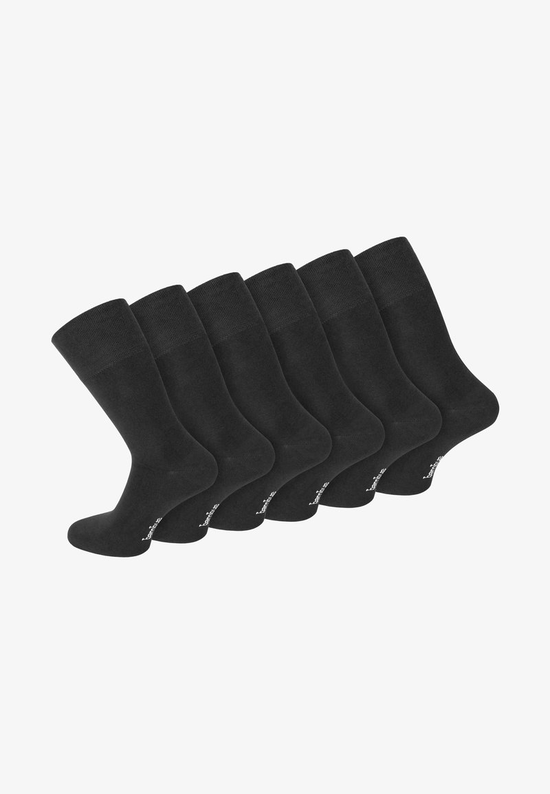 Normani 6 PAAR BAMBUS GESUNDHEITS - Socken - schwarz